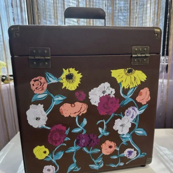 Taylor Swift HANDMADE Acoustic Set Piano Flowers Vinyl Records Storage Case - Picture 5 of 7
